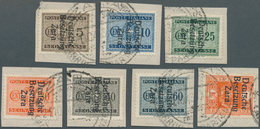 Dt. Besetzung II WK - Zara - Portomarken: 1943, 5 C Bis 10 C, 25 C Bis 40 C, 60 C Und 1 L Mi Aufdruc - Besetzungen 1938-45