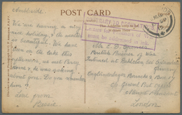 Lagerpost: Ruhleben: Incoming Mail: 1915, Unfrankierter Fotokarte Aus "AMBLESIDE 6.SP" In Das Lager - Sonstige & Ohne Zuordnung