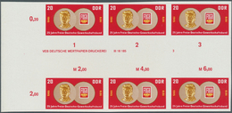 DDR: 1970, 25 Jahre Freier Deutscher Gewerkschaftsbund 20 Pf. 'Fritz-Heckert-Medaille Und Abzeichen - Collections