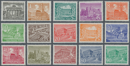 Berlin: 1949, "Berliner Bauten" Komplett Tadellos Postfrisch, MiNr 57, 59 Und 60 Geprüft Schlegel BP - Used Stamps