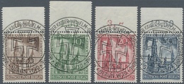 Berlin: 1953, Gedächtniskirche, Kompl. Satz Einheitlich Vom Oberrand (dort Jeweils Mit Haftstelle) M - Used Stamps