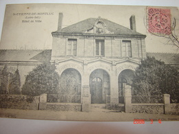C.P.A. Saint Etienne De Montluc  (44) - Hôtel De Ville - Ecole Communale - 1905 - SUP (AW 30) - Saint Etienne De Montluc