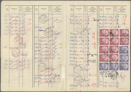 Bundesrepublik Deutschland: 1954, Heuss 1-3 DM, Mehrfach Meist In Einheiten Von Paar Bis 6er-Block A - Colecciones