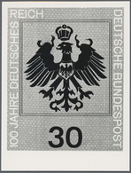 Bundesrepublik Deutschland: 1971, 30 Pf. '100 Jahre Reichsgründung', S/w-Fotoessay In Unverausgabter - Collezioni