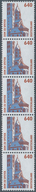 Bundesrepublik - Rollenmarken: 1995, Postfrischer 5er Streifen 640 Pf "Dom Zu Speyer" Mit Plattenfeh - Roller Precancels