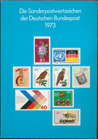 Bundesrepublik - Jahrbücher: 1973, Das Gesuchte Und Seltene Jahrbuch In Originalhülle, Mi. 1700,- - Other & Unclassified
