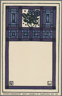 Ansichtskarten: Künstler / Artists: WIENER WERKSTÄTTE, WW 118 Franz Lebisch, Schmuckkarte, Ungebrauc - Non Classificati