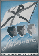 Ansichtskarten: Propaganda: 1932, "Sturm 1932"  Christusjugend In Die Front !  Katholischer Jungmänn - Partiti Politici & Elezioni