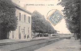 .D.18-1922 : SELOMMES.  CHEMIN DE FER. LA GARE - Selommes