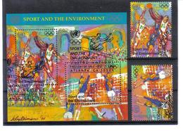 VNG805 UNO NEW YORK 1996 MICHL 716/17 + BLOCK 13 Gestempelt Siehe ABBILDUNG - Used Stamps