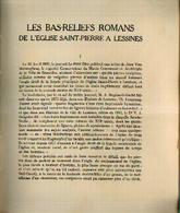 « Les Bas-reliefs Romans De L’église Saint-Pierre à LESSINES » SAINTENOT, P. Article De 22 Pages In « Annales De ---> - Belgium