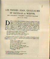 (DINANT) « Les Frères Jean, Guillaume Et Nicolas De Wespin…sculpteurs Dinantais » DEVIGNE, M.  Article (à Suivre) --> - Belgium