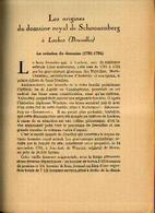 «Les Origines Du Domaine Royal De SCHOONENBERG à LAEKEN » Article Illustré De 50 Pages In « Annales De La Société ---> - Belgium