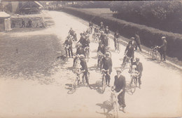 Vendée Les Essarts Cavalcade 1919 Course De Vélos Fleurie Carte Photo - Les Essarts