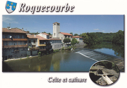 81 ROQUECOURBE - CELTE ET CATHARE - 2 VUES - Roquecourbe