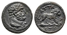 LYDIA, Attaleia. Dichalkon. 98-235 D.C. A/ Busto De Herakles A Derecha. R/ León En Marcha A Derecha, Alrededor ATTAL-EA. - Other & Unclassified