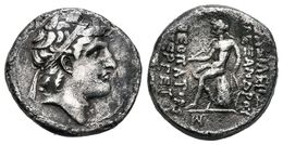 ALEJANDRO I BALAS. Dracma. 152-145 A.C. Seleucidas De Siria (Antioquia). A/ Cabeza De Laureada De Antiochos A Derecha. R - Other & Unclassified