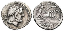 Q. ANTONIUS BALBUS. Denario. 83-82 A.C. Roma. A/ Busto Laureado De Júpiter A Derecha, Detrás S·C. R/ Victoria A Las Rien - Röm. Republik (-280 / -27)