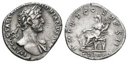 ADRIANO. Denario. 117-138 D.C. A/ Busto A Derecha Con Hombro Drapeado, IMP CAESAR TRAIAN HADRIANUS AVG. R/ Fortuna Senta - República (-280 / -27)