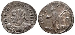 MAXIMIANO. Antoniniano. 290-291 D.C. Lugdunum (Lyon). A/ Busto Radiado Con Coraza A Derecha, En La Mano Derecha Globo. I - Röm. Republik (-280 / -27)