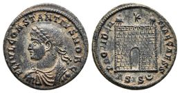 CONSTANCIO II. Follis. 324-337 D.C. Siscia. A/ Busto Laureado Y Drapeado Con Coraza A Izquierda. FL IVL CONSTANTIVS NOB  - Republic (280 BC To 27 BC)