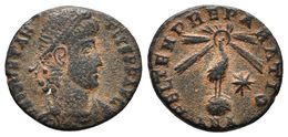 CONSTANCIO II. Follis. 348-350 D.C. Antioquía. A/ Busto Con Diadema De Perlas, Drapeado Y Con Coraza A Derecha. D N CONS - República (-280 / -27)