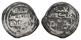 TAIFA DE CORDOBA. Banú Djahwar. Fracción De Dirham A Nombre Del Imam Abd Allah. V-1398; Prieto 437b; Medina 118. Ar. 0,8 - Autres & Non Classés