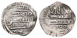 IDRISIES. Yahya III Ibn Al-Qassim. 1/2 Dirham. ¿290H? Ar. Maamri 2015-126. 0,81g. Perforación. MBC+. Muy Rara. - Other & Unclassified