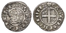 SANCHO IV. Meaja Coronada. (1284-1295). Marca Estrella De Cinco Puntas En Primer Cuartel Y Seis Puntas En Cuarto Cuartel - Otros & Sin Clasificación