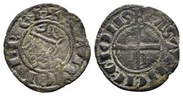 SANCHO IV. Miaja Coronada. (1284-1295). León. AB 311. Ve. 0,62g. MBC-. - Other & Unclassified