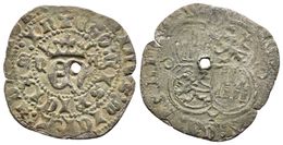 ENRIQUE II. Real De Vellón. (1368-1379). Cuenca. Q-A A Los Lados Del Monograma, Reverso Con Roeles Y Cuenco. AB 418.3 Va - Other & Unclassified