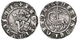 JUAN I. Blanca Del Agnus Dei. (1379-1390). Toledo. A/ Leyenda + AGNVS DEI : QI TOLIS. R/ Punto Delante Y Leyenda + PE CA - Otros & Sin Clasificación