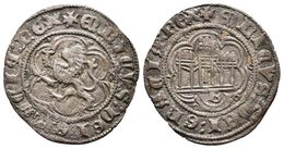 ENRIQUE III. Blanca. (1390-1406). Burgos. AB 597. Ve. 2,03g. MBC-. - Otros & Sin Clasificación