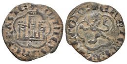 ENRIQUE III. 1/2 Blanca (1390-1406). Sevilla. R/ Leyenda +ENRICUS:REX:LEGIO:. AB 602var. Ve. 1,30g. MBC. - Other & Unclassified