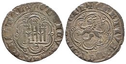 ENRIQUE III. Blanca. (1390-1406). Sevilla. AB 602.1. Ve. 1,82g. MBC. - Otros & Sin Clasificación