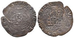 ENRIQUE IV. Cuartillo. (1454-1474). Marca De Ceca C Cuadrada . AB 765. Ve. 1,73g. Grieta. MBC. Rara. - Autres & Non Classés