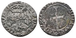 ALFONSO IV. Dobler. (1416-1458). Mallorca. Escudetes Catalanes A Ambos Lados Del Busto. Cru 856. Ve. 0,96g. MBC-. - Otros & Sin Clasificación