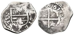 FELIPE III. 1 Real. 1615. Sevilla V. Cal-496. Ar. 3,25g. MBC-. Rara. - Other & Unclassified