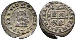 FELIPE IV. 8 Maravedís. 1663. Granada N. Letra D Invertida Y Ensayador N Montado Sobre Gráfila. Cal-1364; J.S. M-246. Ae - Other & Unclassified