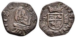 FELIPE IV. 8 Maravedís. (1661). Sevilla. Acuñación A Martillo. Cal-1579. Ae. 1,71g. MBC. - Otros & Sin Clasificación