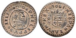 FELIPE IV. 8 Maravedís. 1663. Trujillo M. Cal-1641; J.S. M-736. Ae. 1,79g. MBC+. - Other & Unclassified