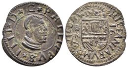 FELIPE IV. 16 Maravedís. 1664. Valladolid M. Cal-1674; J.S. M-820. Ae. 4,00g. MBC+. Escasa. - Other & Unclassified