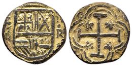 FELIPE IV. 2 Escudos. (1621-1665). Santa Fe De Nuevo Reino R. Cal-Tipo 36; Restrepo Tipo M50. Ae. 3,34g. Falsa De época  - Otros & Sin Clasificación