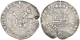 FELIPE IV. 1 Patagón. 1633. Amberes. Vti. 939; Vanhoudt 645.AN; Van Gelder & Hoc 329-1. Ar. 27,56g. MBC. - Other & Unclassified