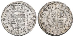 FELIPE V. 1 Real. 1727. Cuenca JJ. Cal-1454. Ar. 2,47g. Plata Agria. EBC-. Escasa. - Other & Unclassified