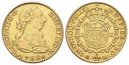 CARLOS III. 2 Escudos. 1788/78 Sobrefecha. Madrid M. Cal-459 No Cita Esta Sobrefecha. Au. 6,76g. MBC-/MBC. - Other & Unclassified