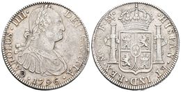 CARLOS IV. 8 Reales. 1796. México FM. Cal-690. Ar. 26,94g. MBC. - Other & Unclassified