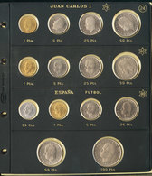 JUAN CARLOS I. Colección Avanzada Desde Al Año 1975 Hasta 2001 (Euros). Incluye Series Completas Y Gran Cantidad De Emis - Other & Unclassified