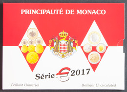 MONACO. Set 2017. Cartera Oficial Y Precintado. SC. - Autres & Non Classés