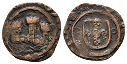 PORTUGAL. Joao III. Ceitil. (1521-1557). Escudos Sin Castillos. Gomes 04.02. Ae. 1,86g. MBC-. - Otros & Sin Clasificación